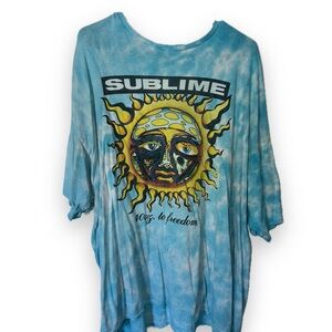 Sublime Blue Tie-Dye T-Shirt XXL